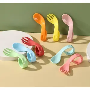 Sendok makan Bayi Bengkok / Sendok makan Bayi MPASI