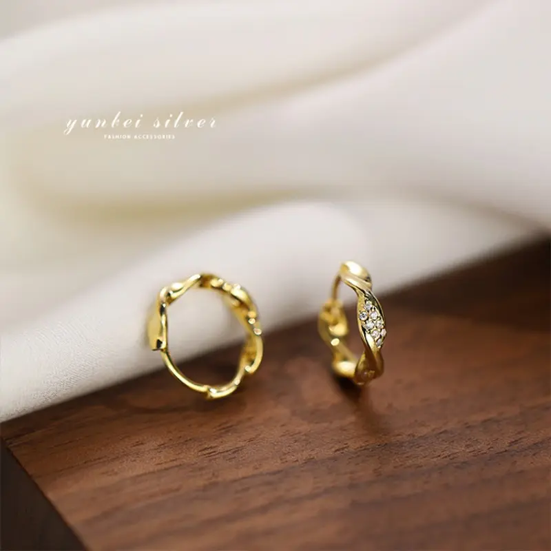 Mobius Earrings Women'S Geometric Shiny Earrings Fashion Accessories