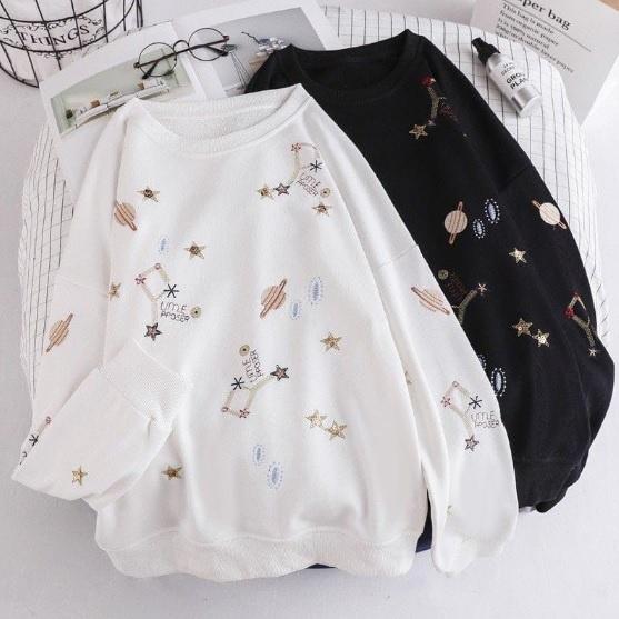 Sweater GALAXY Wanita dan Pria fleece bandung sweatshirt 0