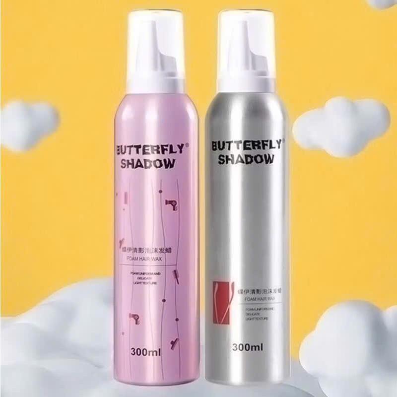 Gôm Mềm Butterfly Shadow 300ml Dạng Bọt Tạo Kiểu, Giữ Nếp Tóc Tự Nhiên