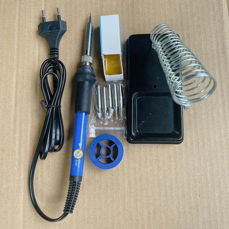 Mỏ hàn thiếc,hàn chì mini lõi sứ, 220V-60W ,có nút chỉnh nhiệt