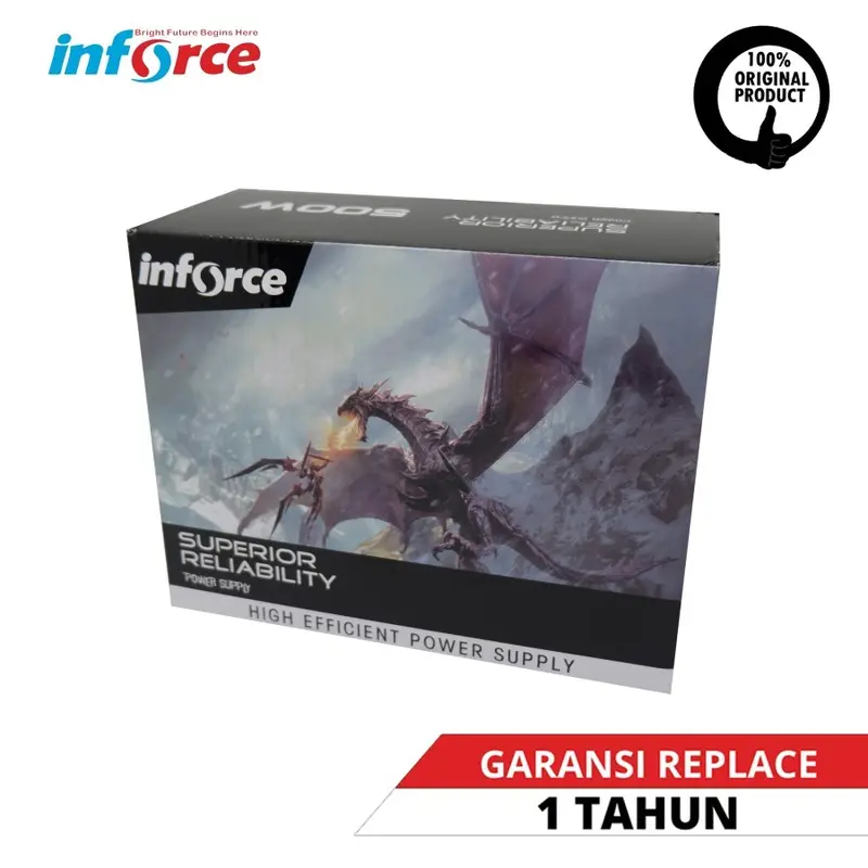 POWER SUPPLY POWER 500 WATT INFORCE PSU - PSU ONLY 0