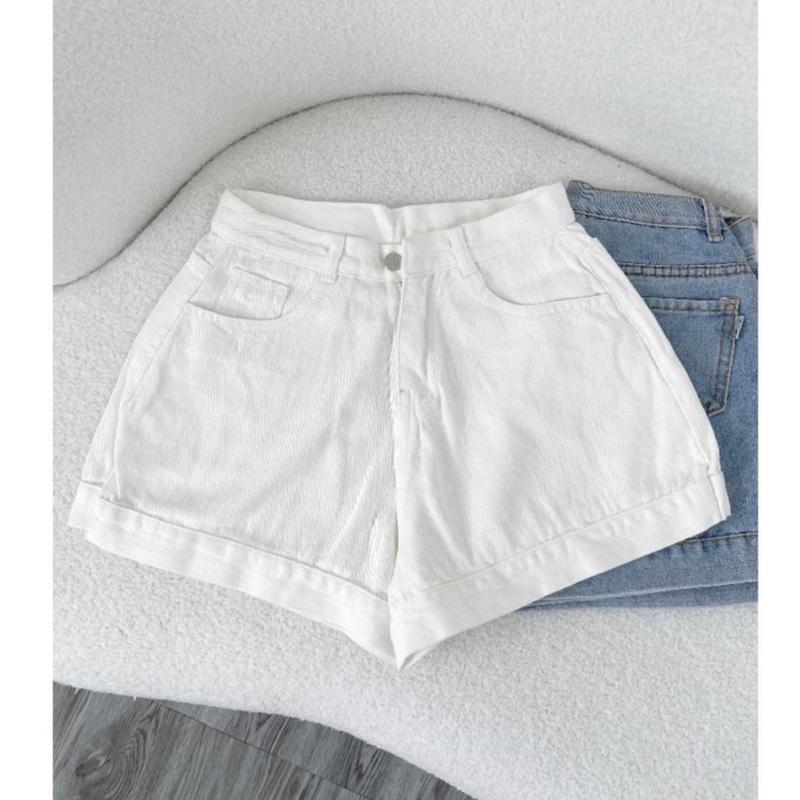 ( Size S - XL ) Quần short jean ống rộng lưng cao - Trần Ngân_Chuyên sỉ jean nữ Women Pants Denim | BigBuy360 - bigbuy360.vn