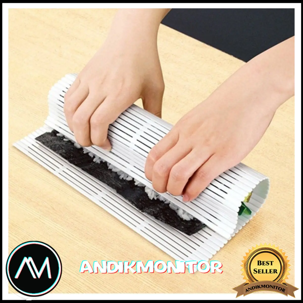 Alat Penggulung Sushi Nori Plastik / Sushi Roll Maker Mat Seaweed