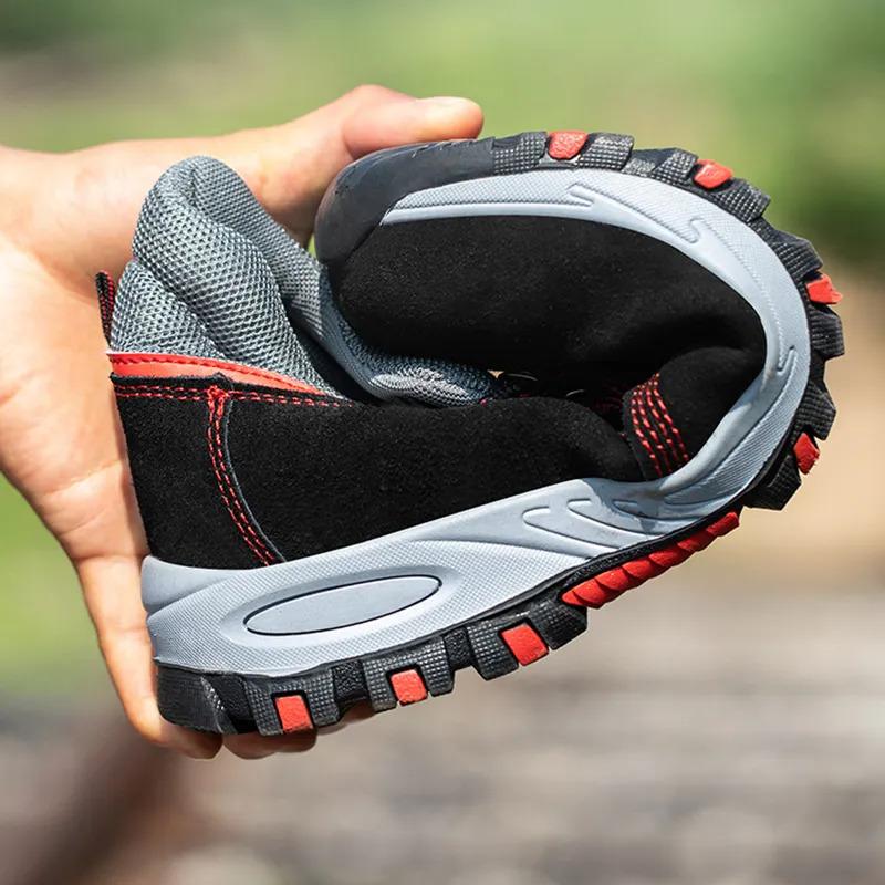 Product Introduction of Brand GenGeGo( 3 Days Delivered COD)Men's Safety Shoes Work Shoes Men's Work Boots Steel Toe Shoes Puncture Outdoor Construction Safety Sneakers Men Steel Toe Work Safety Boots 55