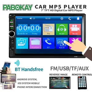 Head Unit 2 DIN Car MP5 Player 7 Inch Kamera Belakang - 7018B Ballabostore