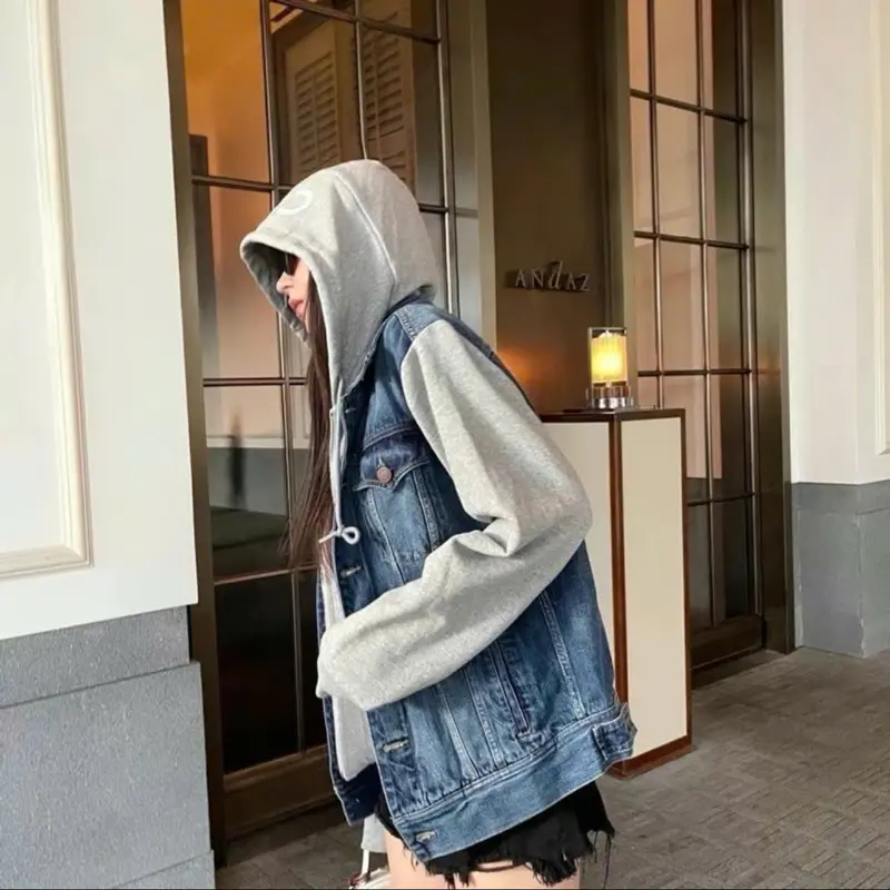 ÁO ĐÔI BÒ MŨ NỈ NAM NỮ , PHỐI TAY MŨ NỈ 2 LỚP DÀY DẶN TRẺ TRUNG Hoodie 5