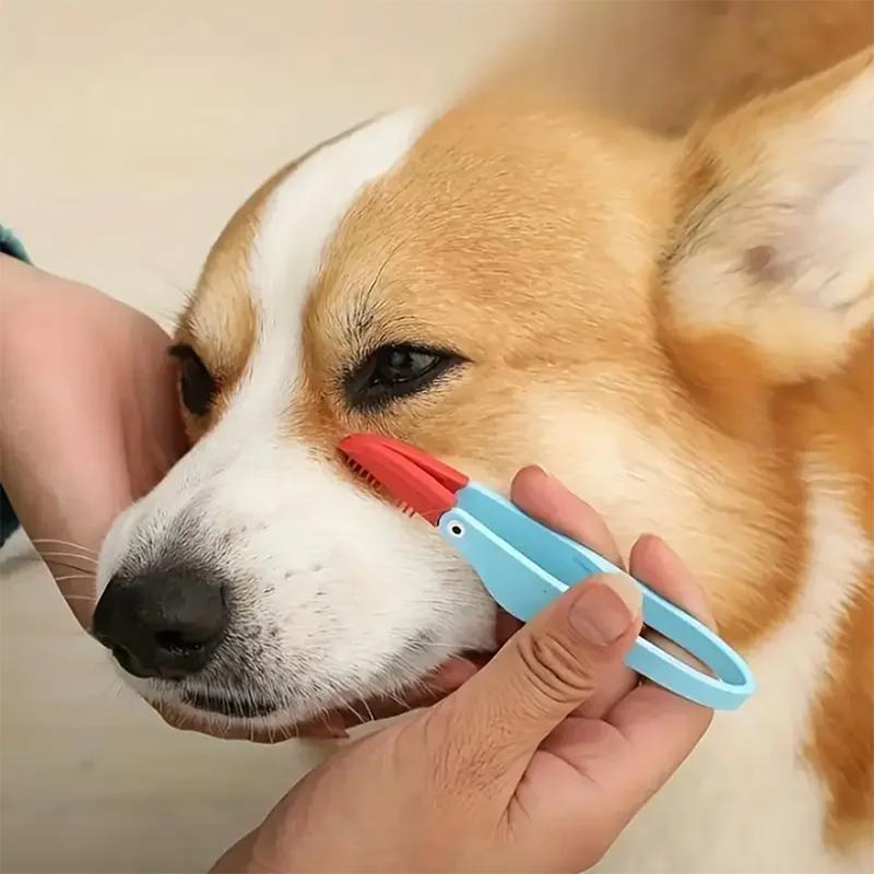 Product Introduction of Soft Durable Silicone Pet Eye Cleaning Brush Tear Stains Brush Cat Dog Universal Daily Cleaning Brush Pet Accessories #476472 33