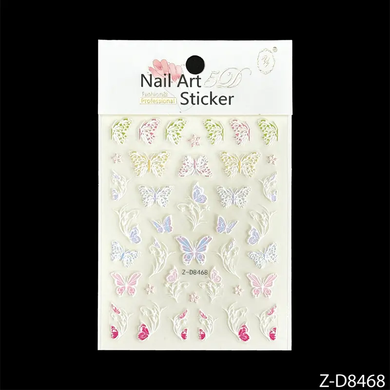 Bộ Sticker Làm Nail Ngẫu Nhiên - Sản Phẩm Nữ 3