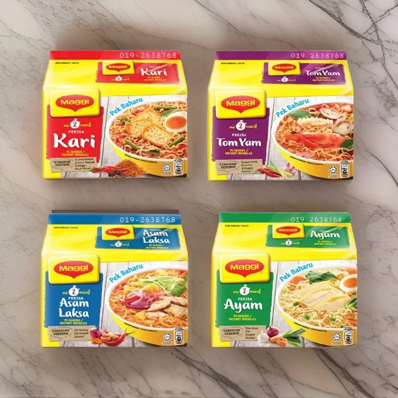 Mie Maggi Original Malaysia Ayam Food Kuah Bawang Noodles