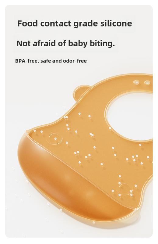 Product Introduction of Baby Waterproof Silicone Bibs for Summer Feeding 12