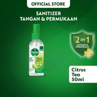 Gambar Dettol Hand Sanitizer Spray 2in1 Citrus Tea 50ml Bottle - Sanitizer Spray dari MITECH IDN Kota Tangerang Selatan 1 Tokopedia