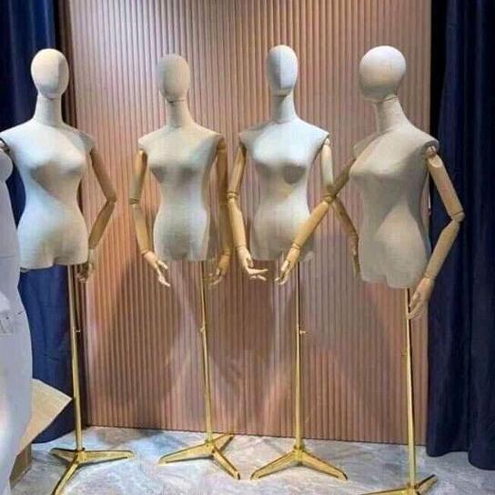 Manocanh nữ có tay gỗ Decor Cửa Hàng | canh nữ có tay, canh nữ nửa người tay gỗ | Anki Decor 6