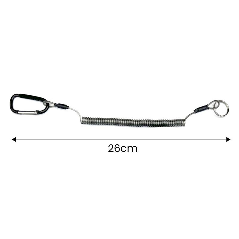 Product Introduction of [Untaine]1 Set Rod Release Rope Toughness High Stretch Strong Pulling Force Quick Release Fishing Keychain Ring Hook Fishing Enthusiasts 0