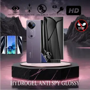 Anti gores Spy Glossy Hydrogel Film Privacy Screen Protector Untuk Vivo V30 5G V30 PRO 5G V30E 5G V30 LITE V40 5G V40 PRO V40 LITE 4G V40 LITE 5G