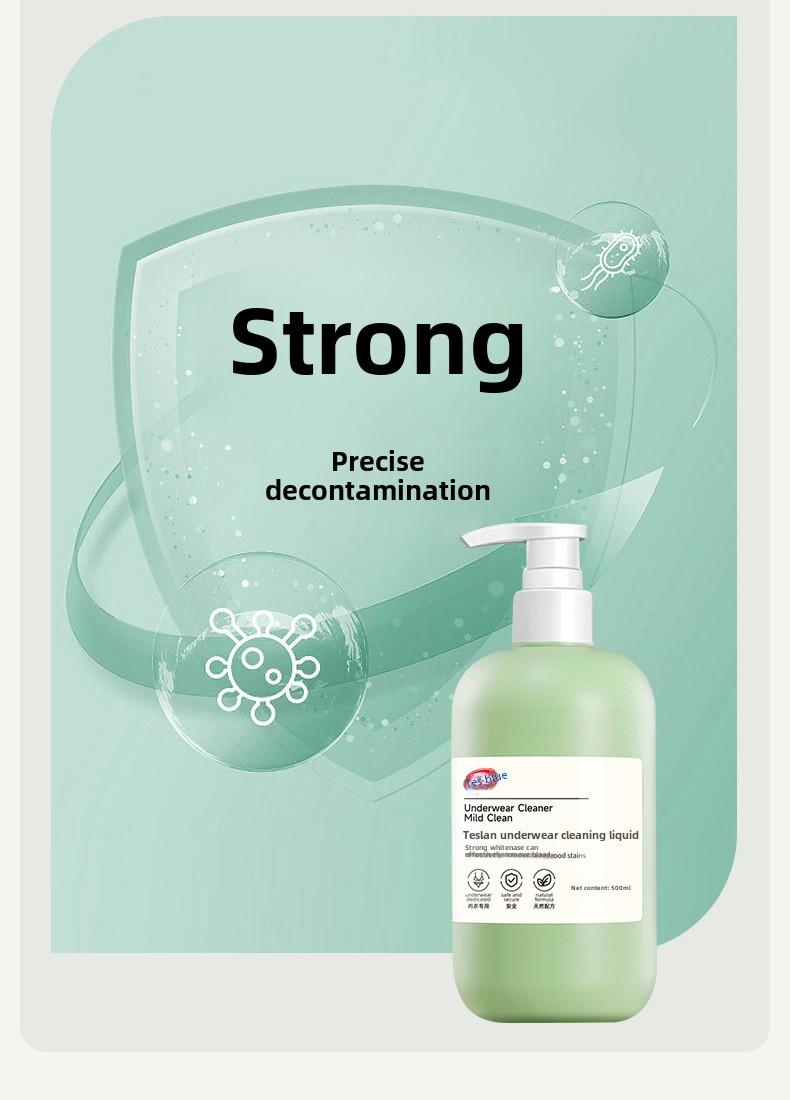 Product Introduction of Tea tree essence underwear special laundry detergent cleaning liquid sterilization laundry detergent 5