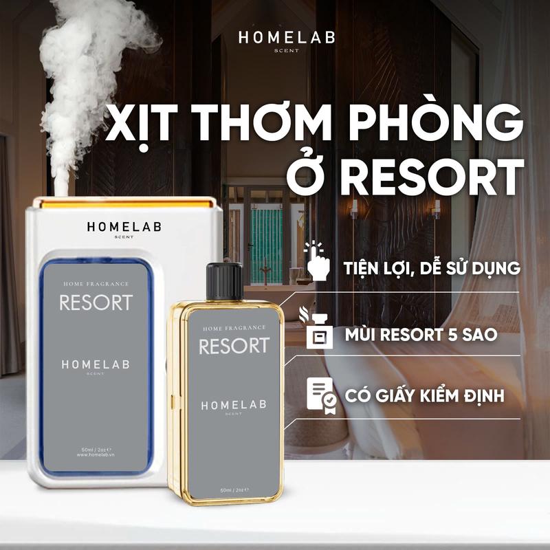 XỊT THƠM PHÒNG TỰ ĐỘNG MÙI RESORT 5 SAO - MÙI THƯ GIÃN CHỮA LÀNH - Tinh dầu khuếch tán