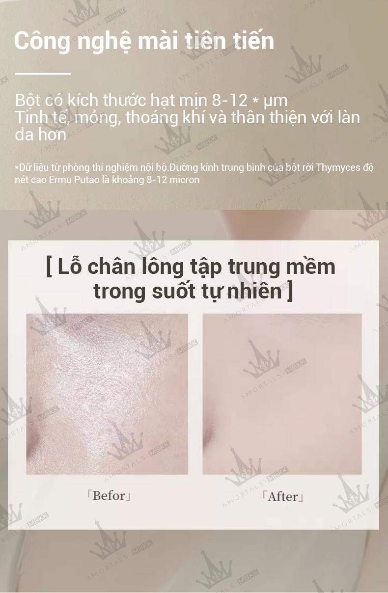 Product Introduction of Phấn phủ AMORTALS Phụ kiện tùy chọn Trang điểm kiểm soát dầu bằng lụa độ nét cao Trang điểm lâu trôi Giao hàng tận nơi nhanh chóng Cosmetic Makeup Brush Cleaners Mỹ Phẩm Women Nữ 3