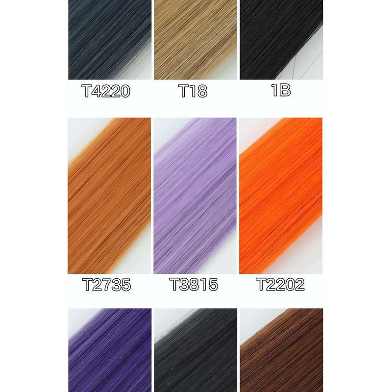Product Introduction of Sợi Tóc Tổng Hợp, Nhiều Màu, Dài 120cm, Sợi Tóc Nhiều Màu, Tóc Nối, Sợi Tóc Sợi Chịu Nhiệt Độ Cao, Thích Hợp Cho Cosplay Và Tóc Giả Cho Bé Gái, Tóc Đầy Màu Sắc, Bán Lẻ 9