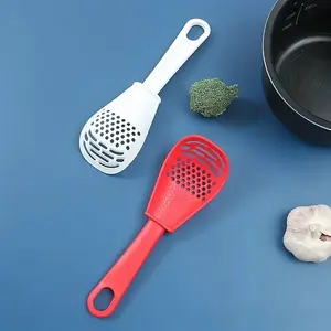 Centong Nasi 6in1 Multifungsi Spatula Plastik Saringan Pengaduk Penumbuk Parutan Peniris Pengering Sendok Bumbu Telur Sayur