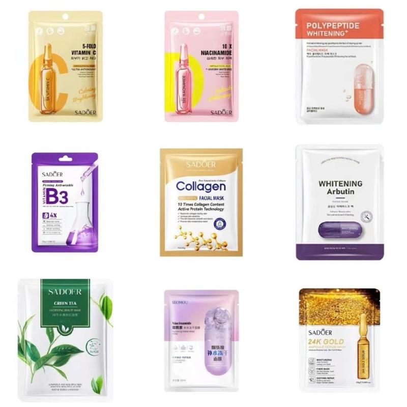  { Set 40 Miếng tặng 1 Hộp B5 } mặt nạ Cấp Ẩm Cấp Nước Cho Da Giữ Ẩm Sâu skincare Trắng sáng đều màu da 