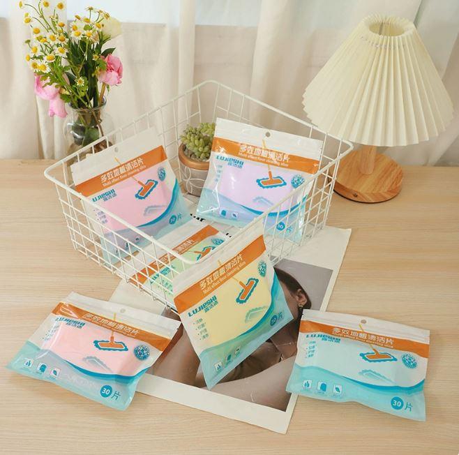 {COMBO 5 GÓI 150 MIẾNG 5 MÙI HƯƠNG} Giấy lau sàn hoà tan đa năng Làm Sạch - Công nghệ nano mới siêu tiết kiệm 1