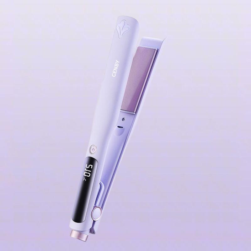 Máy ép duỗi tóc CENBY 3 trong 1, thanh gốm 3D là tóc nhanh giúp kẹp thẳng tóc mà không dứt tóc khi Uốn Tóc - BH 12 tháng