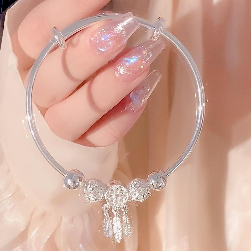 Vòng tay nam nữ - lắc đính bóng xoay dễ thương - Phukienvip888 3