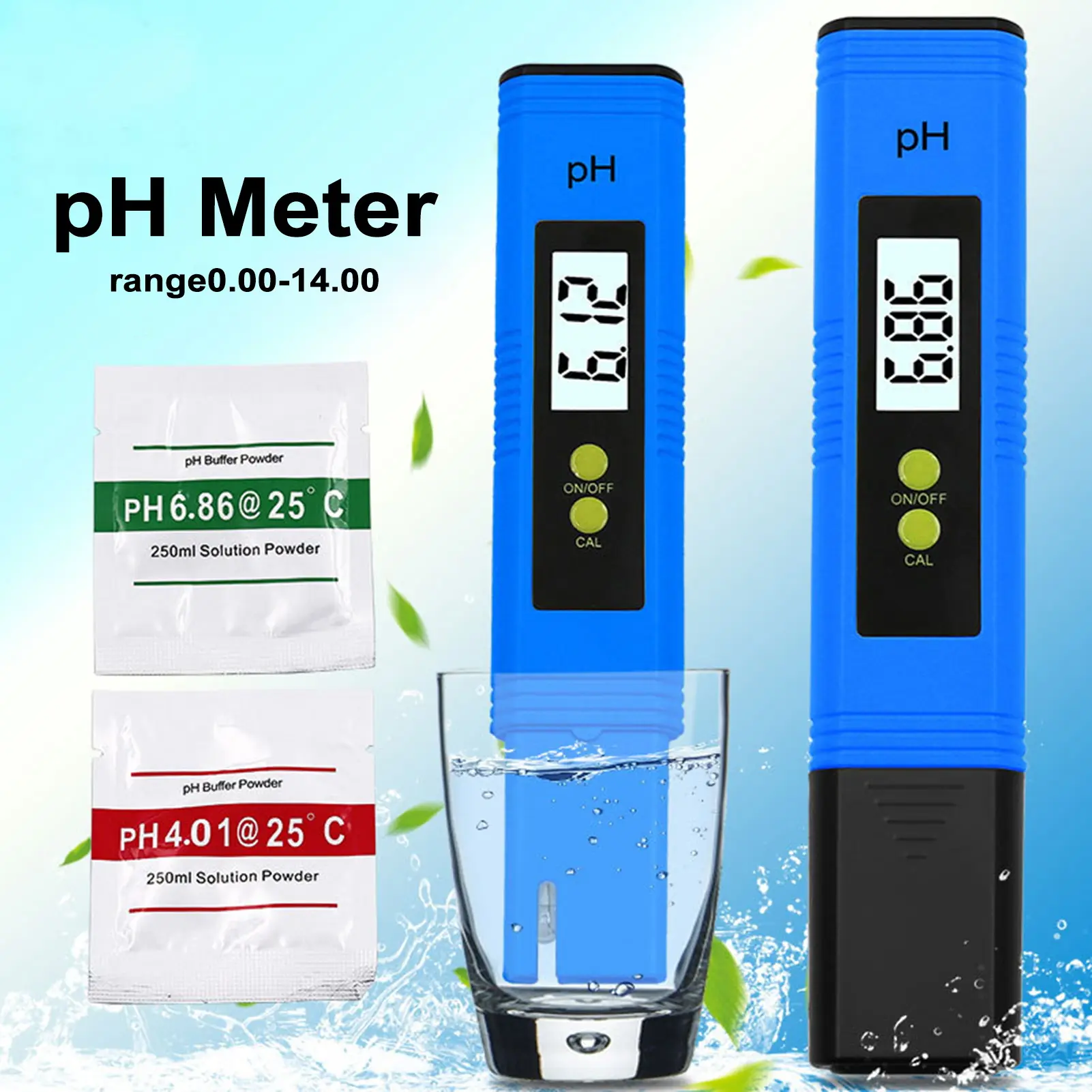 PH Meter Digital Pen 0.01 High Accuracy PH Level Tester Digital pH Pen Household Drinking Brewing Pool Aquarium Tool