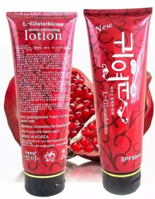l-glutathione moist whitening lotion red pomegranate POME Red Lotion (220ml) Kulit daily beauty supplement