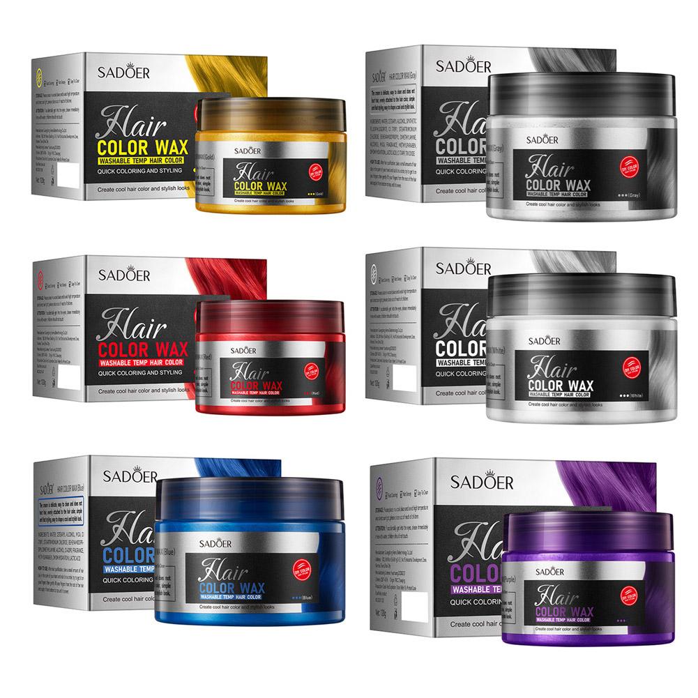 PEWARNA RAMBUT SEKALI PAKAI Warna WAX Styling Tahan Lama | Non Lengket Mudah Dicuci | Temporary Highlight Kerajinan Rambut PEWARNA RAMBUT SEKALI PAKAI Warna WAX Styling Tahan Lama | Non Lengket Mudah Dicuci | Temporary Highlight Kerajinan Rambut