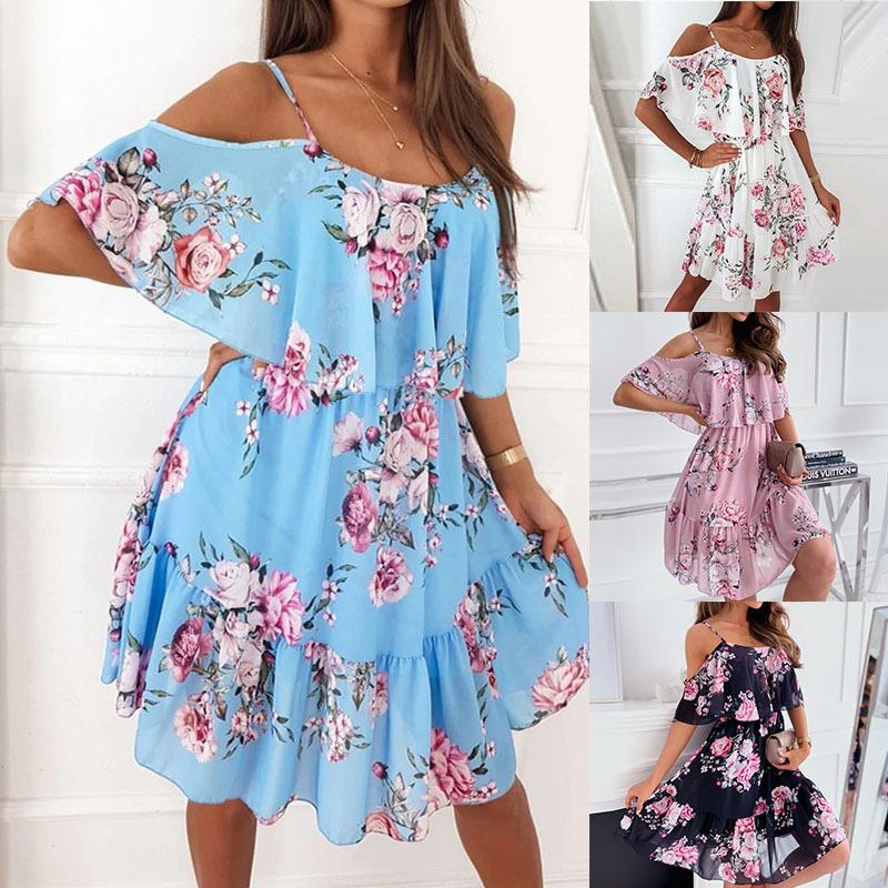 2025 new spring chiffon strapless printing sexy dress fashion dress 0