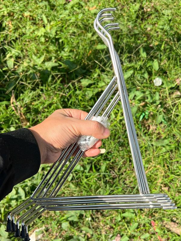 5 Móc treo lồng chim gắn tường inox dài 30cm dầy 5li