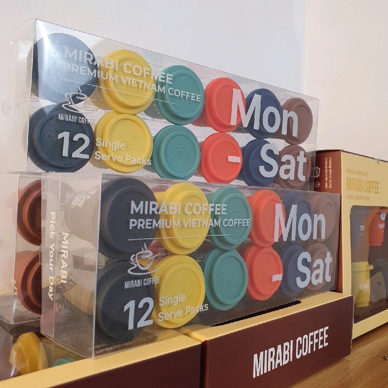 TÚI MÙ 10 VIÊN  Cà phê hòa tan nguyên chất MIX 6 cấp độ đắng từ Hạt Arabica Và Robusta