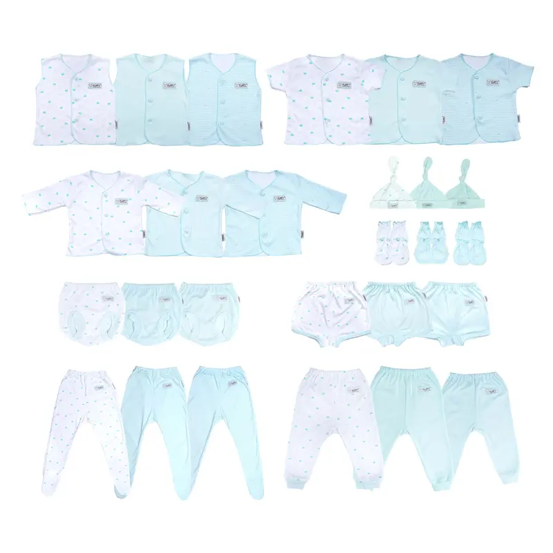 FLUFFY Paket Setelan Neci Newborn PNBN 2