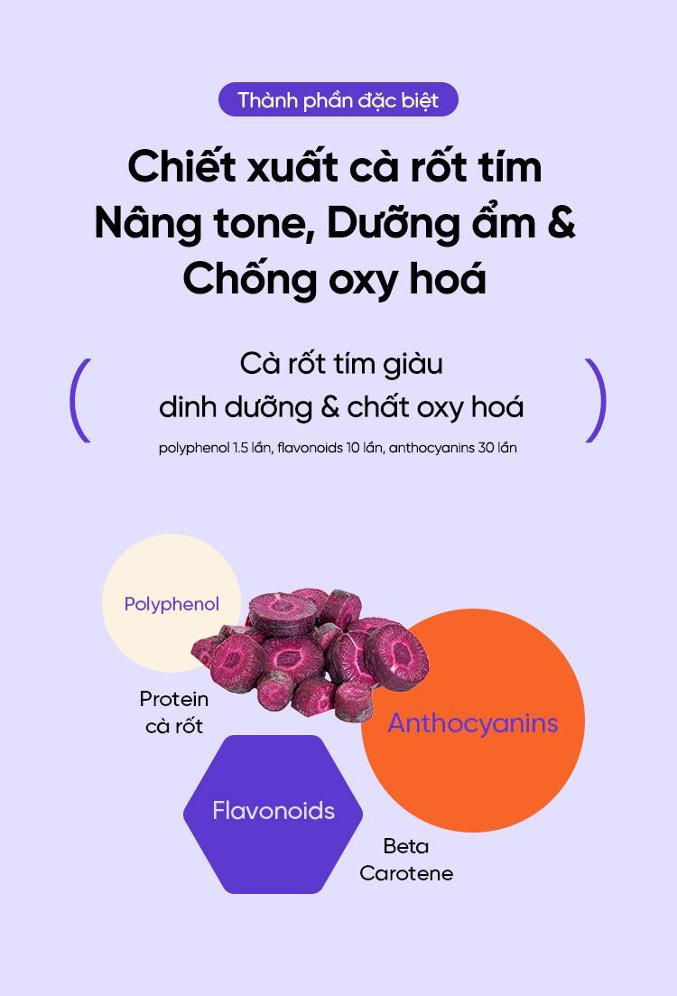 Product Introduction of Kem chống nắng lai BEPLAIN Sunmuse Nâng tone & Hiệu chỉnh tone da SPF 50+ PA++++ ( Tím đậm ) - Tabula Century 10