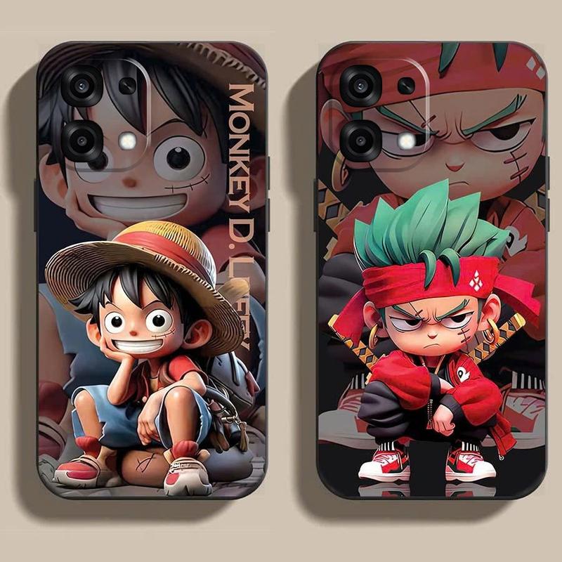 Ốp lưng Cho OPPO A6 PRO cạnh viền vuông, có bảo vệ camera in hình ONE PIECE, GOKU