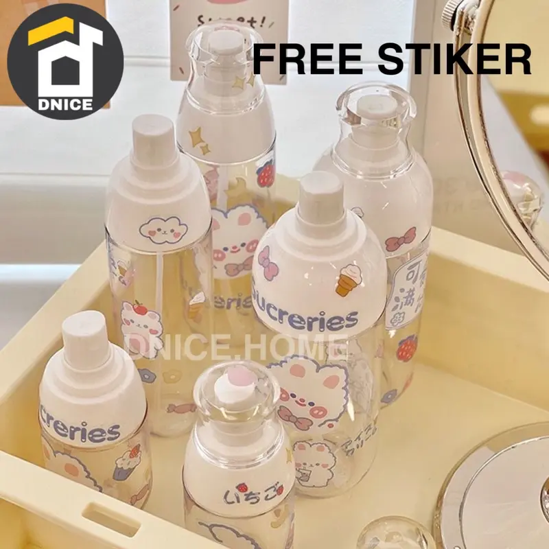 botol spray pump semport isi ulang korea / botol reffil / botol travel 0