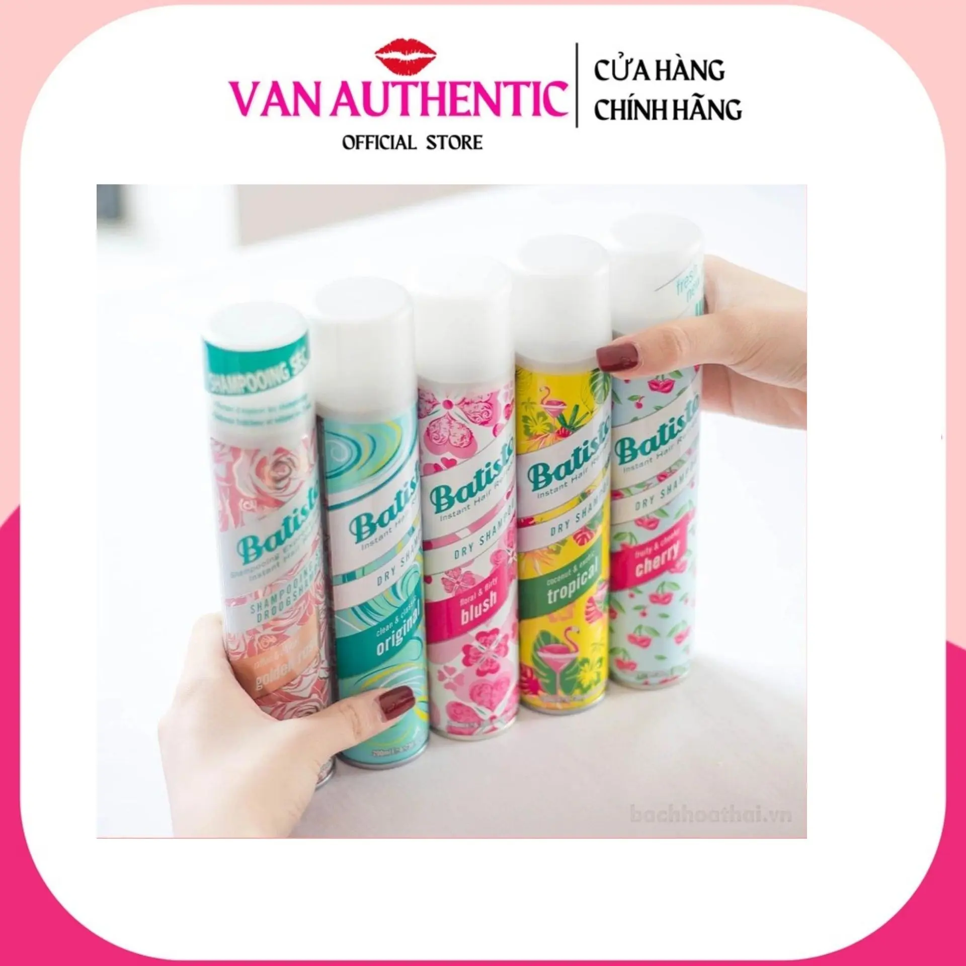 Dầu Gội Khô Batiste Dry Shampoo 200ml