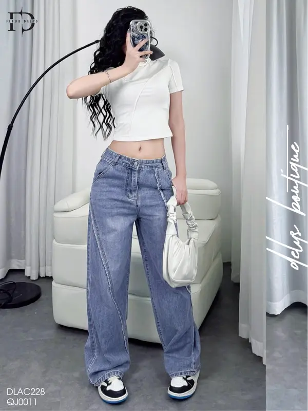 Áo Croptop Nữ Phối Gân Ngắn Tay Nhiều Màu Delys DLAC228 4