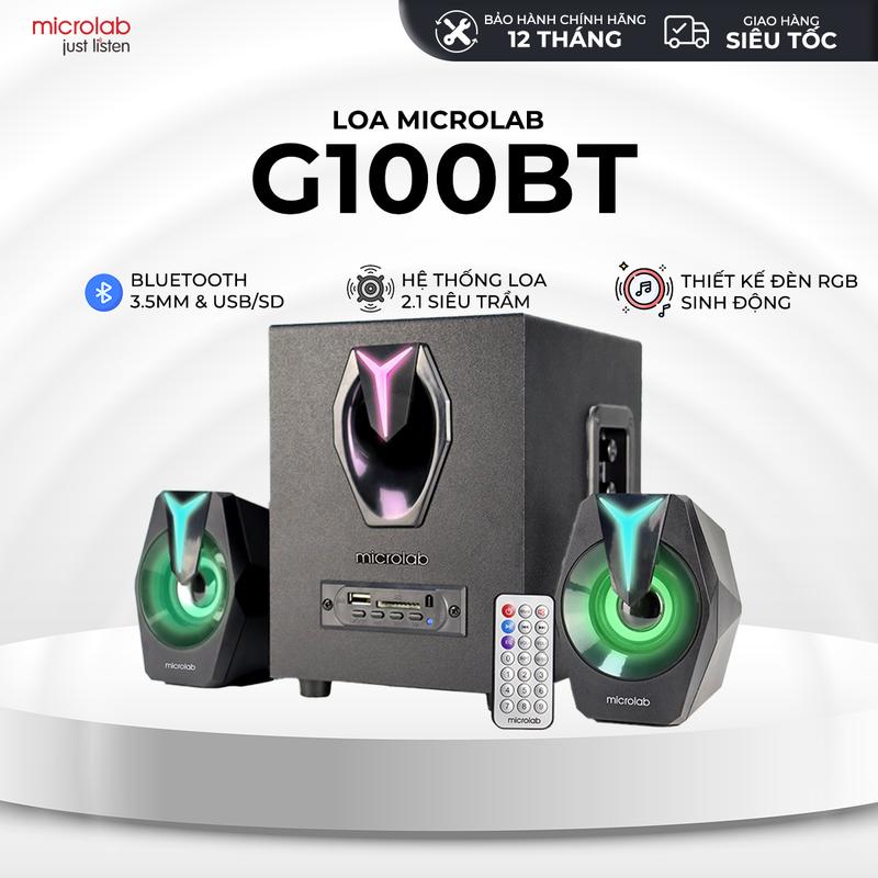 Loa Chơi Game Bluetooth G100BT 2.1 Củ Loa Nghe Nhạc