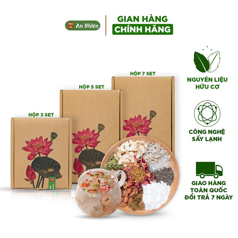 [ƯU ĐÃI] Bột củ sen mix hạt ngũ cốc An Nhiên set 3 gói