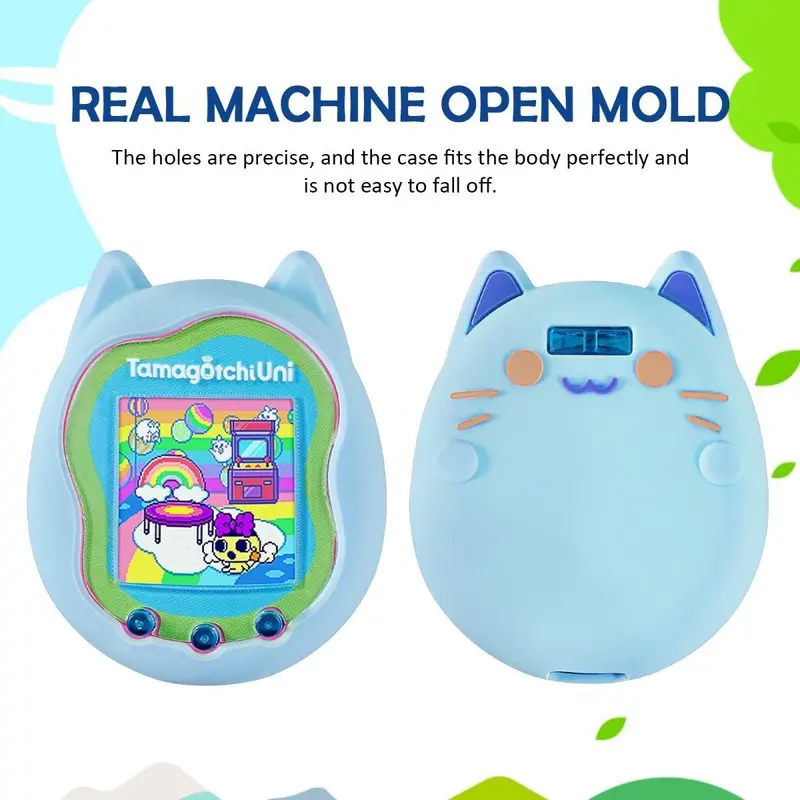 Vỏ Bảo Vệ Silicon Tamagotchi, Thiết Kế Mèo Tamagotchi Uni, Vỏ Bảo Vệ Silicon Cho Thú Cưng, Mới Cho Năm 2024 2