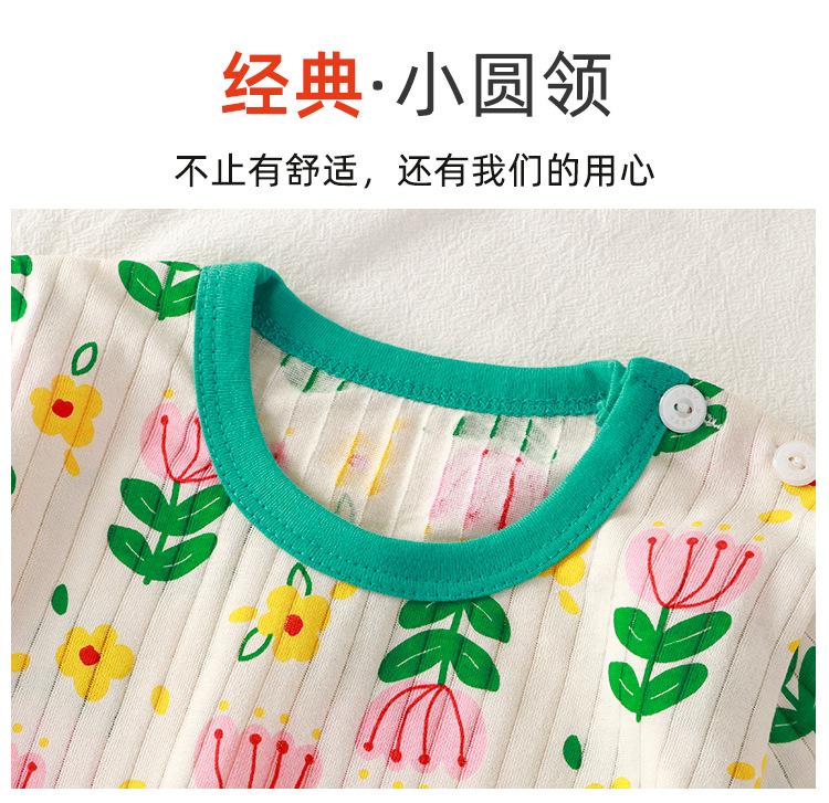 Product Introduction of Children's Trendy Children's Short-Sleeved Suit Cotton Girls' Summer Clothes Two-Piece Korean Style Children's Clothing Baby Boys' T-shirt Summer Clothes 6