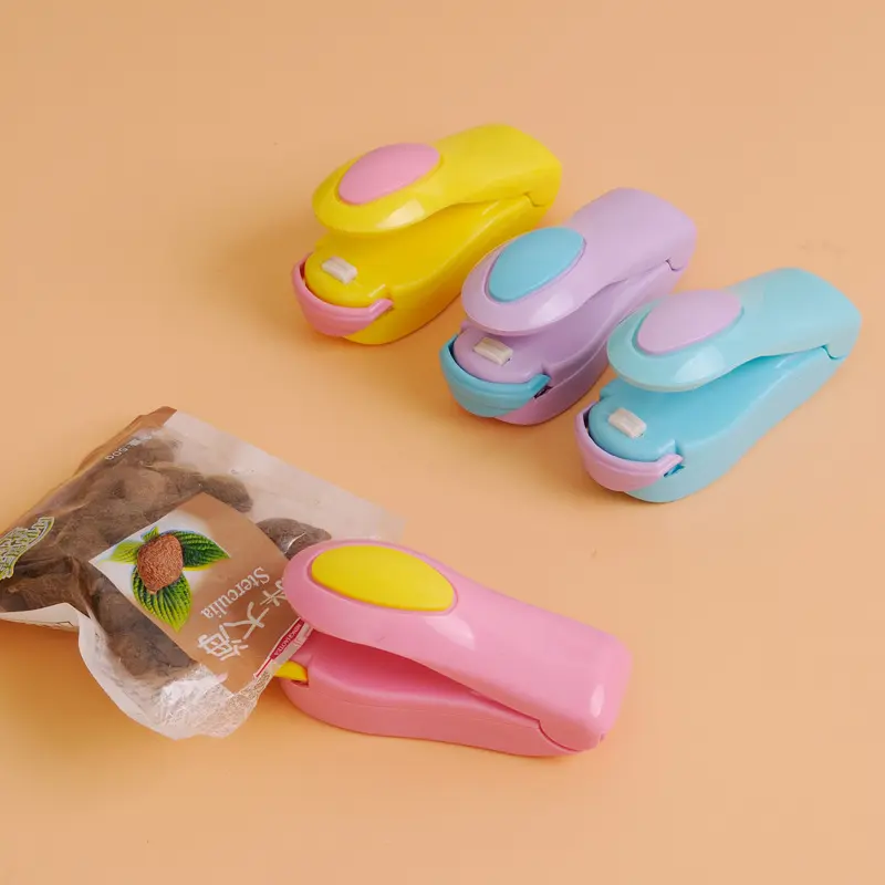 Mini Household Sealing Machine Small Household Sealing Machine Grocery Bag Plastic Bag Hand Pressure Sealing Machine Factory Sales sealer