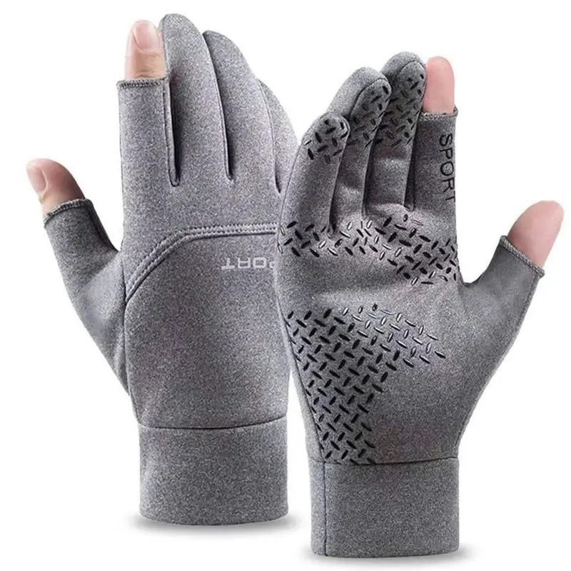 Găng Tay Chống Nước Giữ Ấm Mùa Đông Đi Xe Máy Sport - Hở 2 Ngón Tiện Lợi Cao Cấp 3
