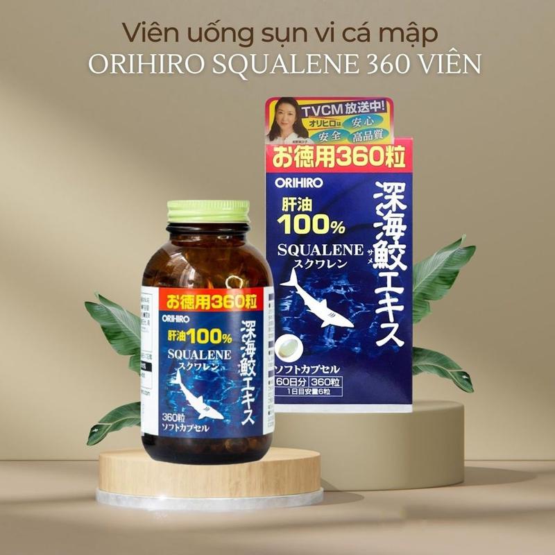 [HCM] VIÊN UỐNG SỤN VI CÁ MẬP ORIHIRO CỦA NHẬT (HỘP 360 VIÊN)