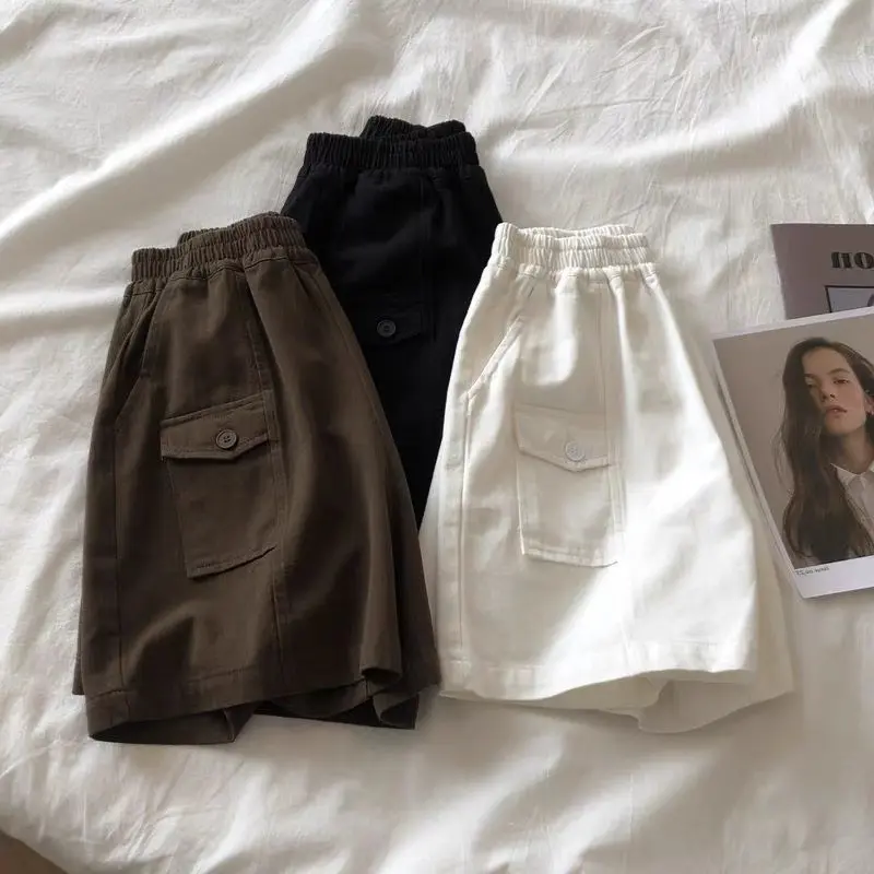 Quần short kaki nữ 3 màu cơ bản size 40-80kg, Nice Clothes