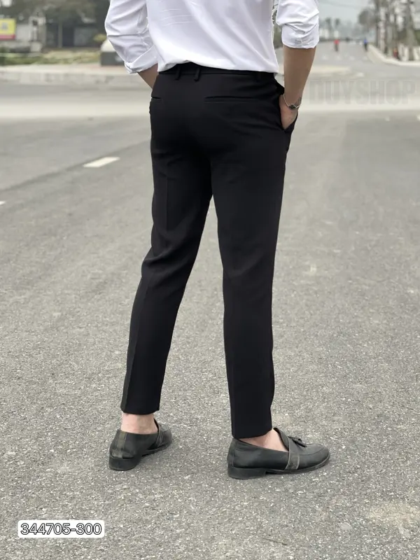 Quần Âu Nam Form Dáng Hàn Quốc 6 màu Menswear Pants Có Túi 4