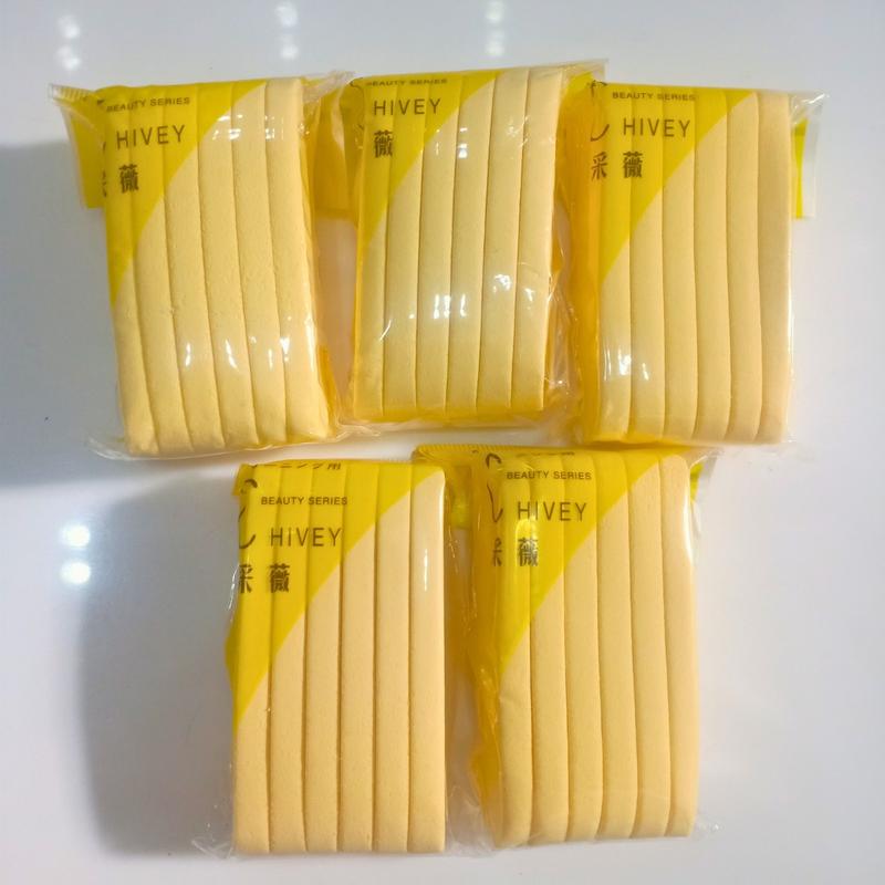 Bọt Biển Rửa Mặt Chivey 12 thanh/túi màu vàng mềm mịn (d~8 cm×~0.7cm) Skincare Nữ Làm Đẹp Da Chăm Sóc Da quả bóng bong bông mút miếng